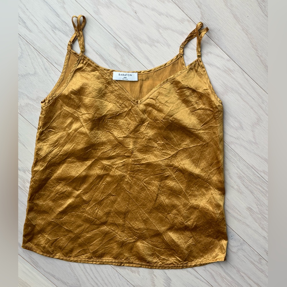 Babaton Gold Blouse XXS